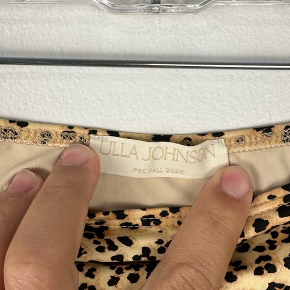 Ulla Johnson Animal Print Reina One Shoulder and Dani Hipster Swimsuit Size S - Picture 3 of 8